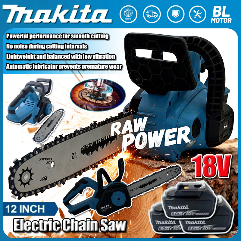 Electric Chainsaw Battery - Makita 12Inch Brushless Electric Chain Saw