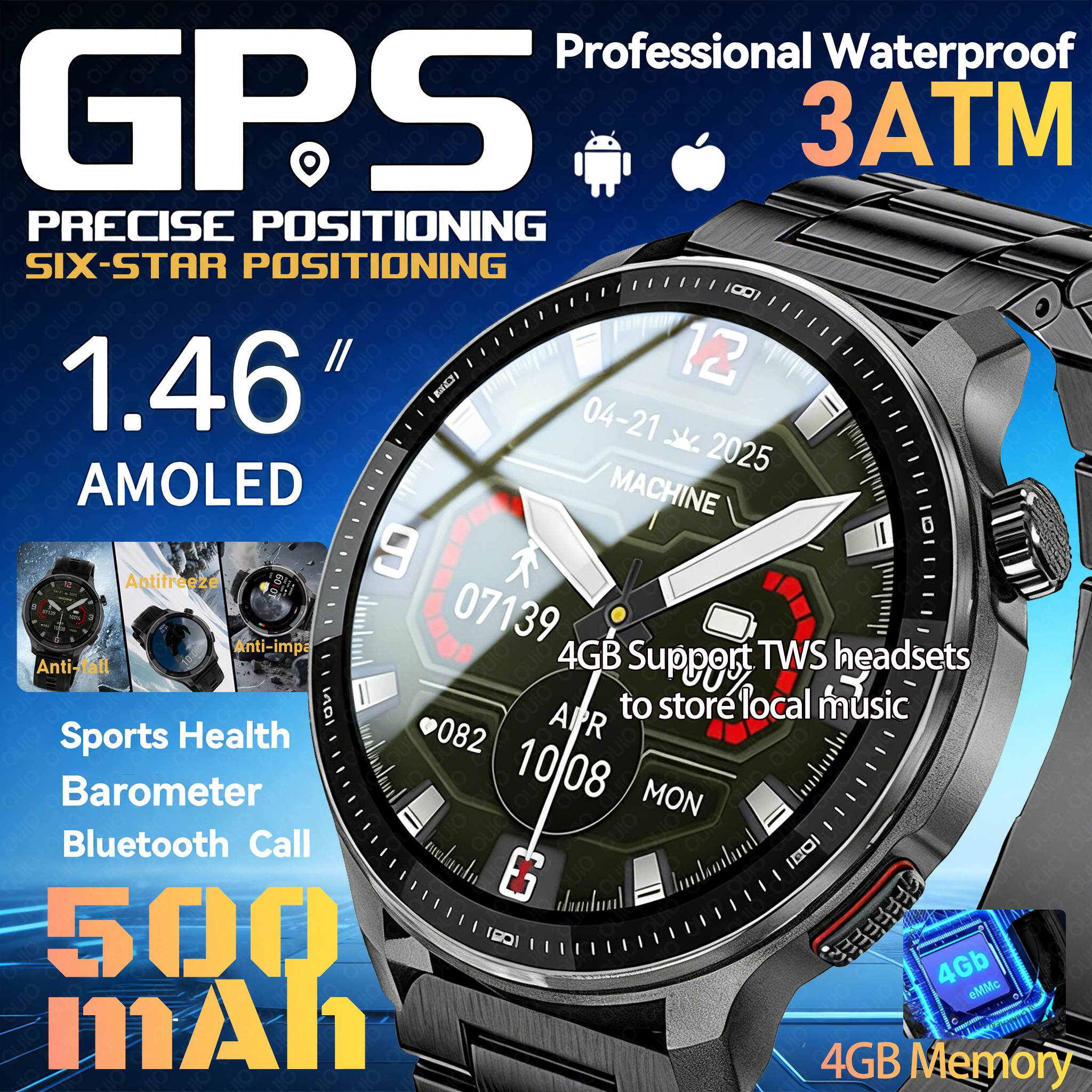 Outdoor Power Meter - 2026 New GPS Smart Watch Super