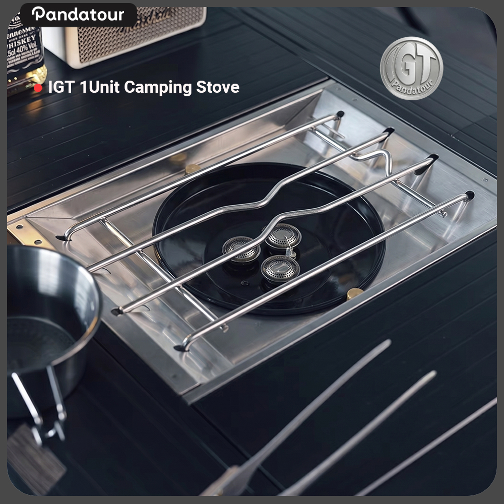 Outdoor Power Grill - Pandatour IGT Folding Brazier Grill Sinking