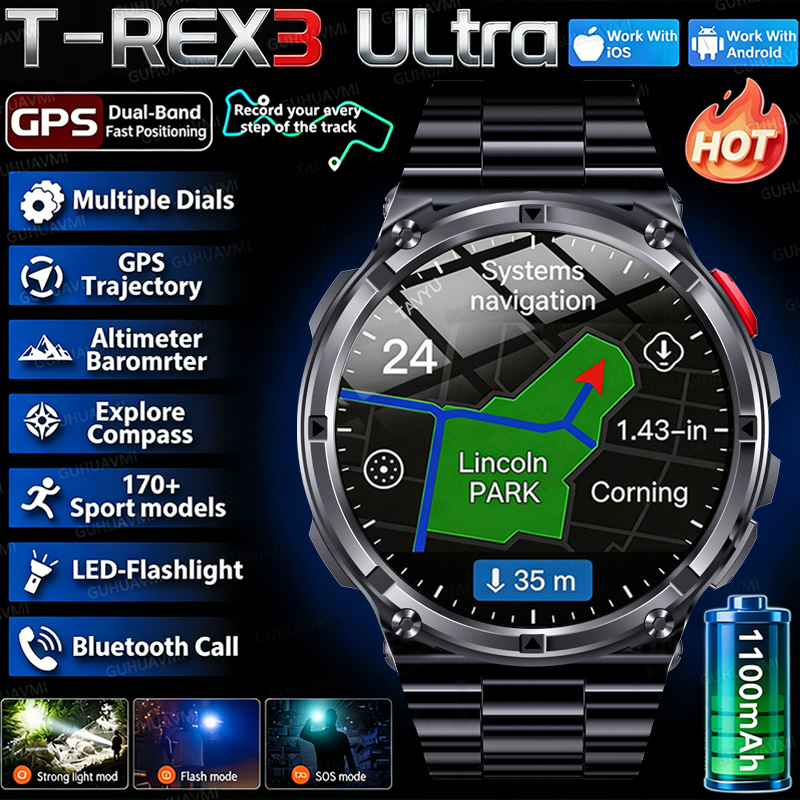 Outdoor Power Meter - 2026 New T-Rex3 Pro 1100mAh Battery