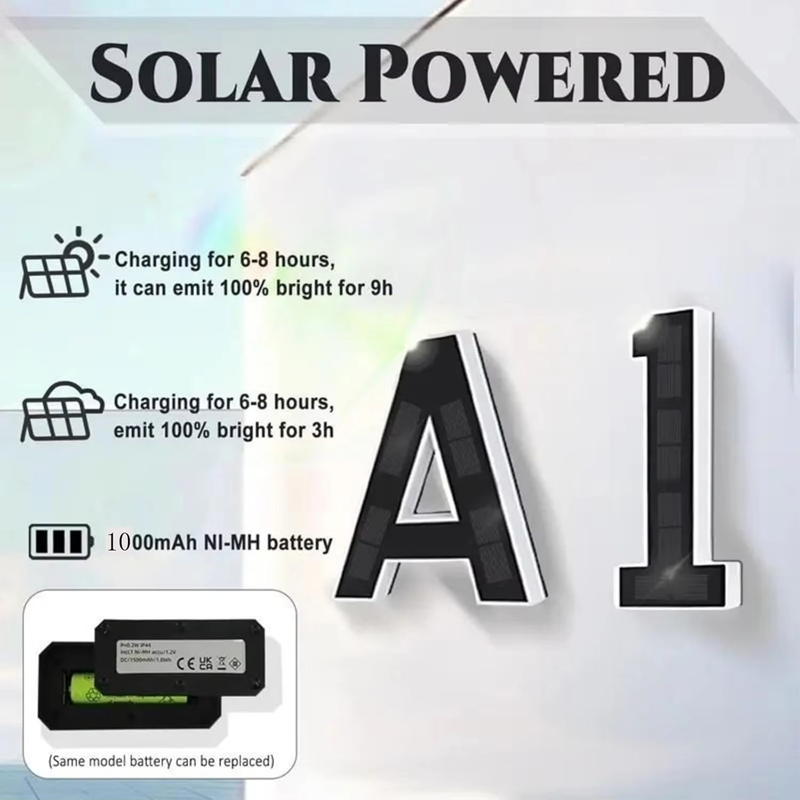 12CM Solar-Powered Outdoor Hou – Outdoor Power Number Bewertung und Preis