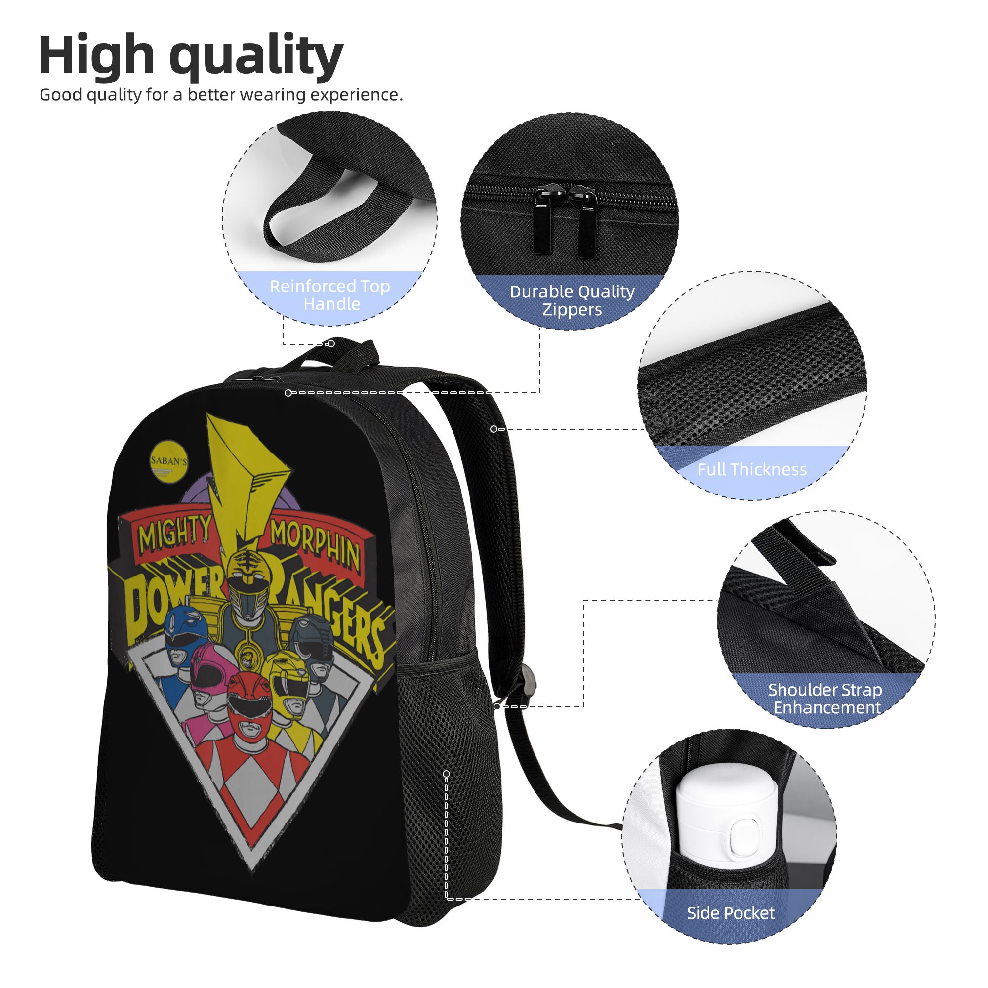 Bandai backpacks Power Rangers – Outdoor Power Group Bewertung und Preis