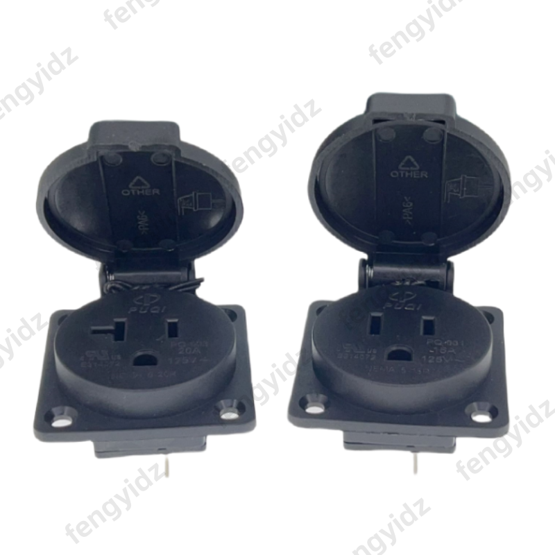 Black 125V 15A 20A IP44 CE Ame – Outdoor Power Inlet Box Bewertung und Preis