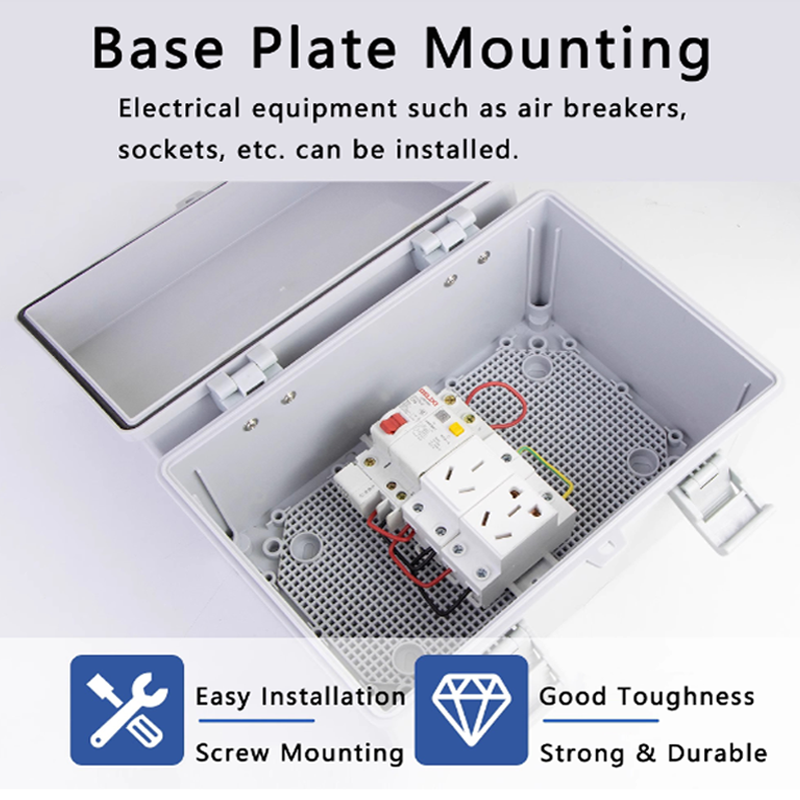 IP66 Waterproof ABS Plastic En – Outdoor Power Distribution Box Bewertung und Preis