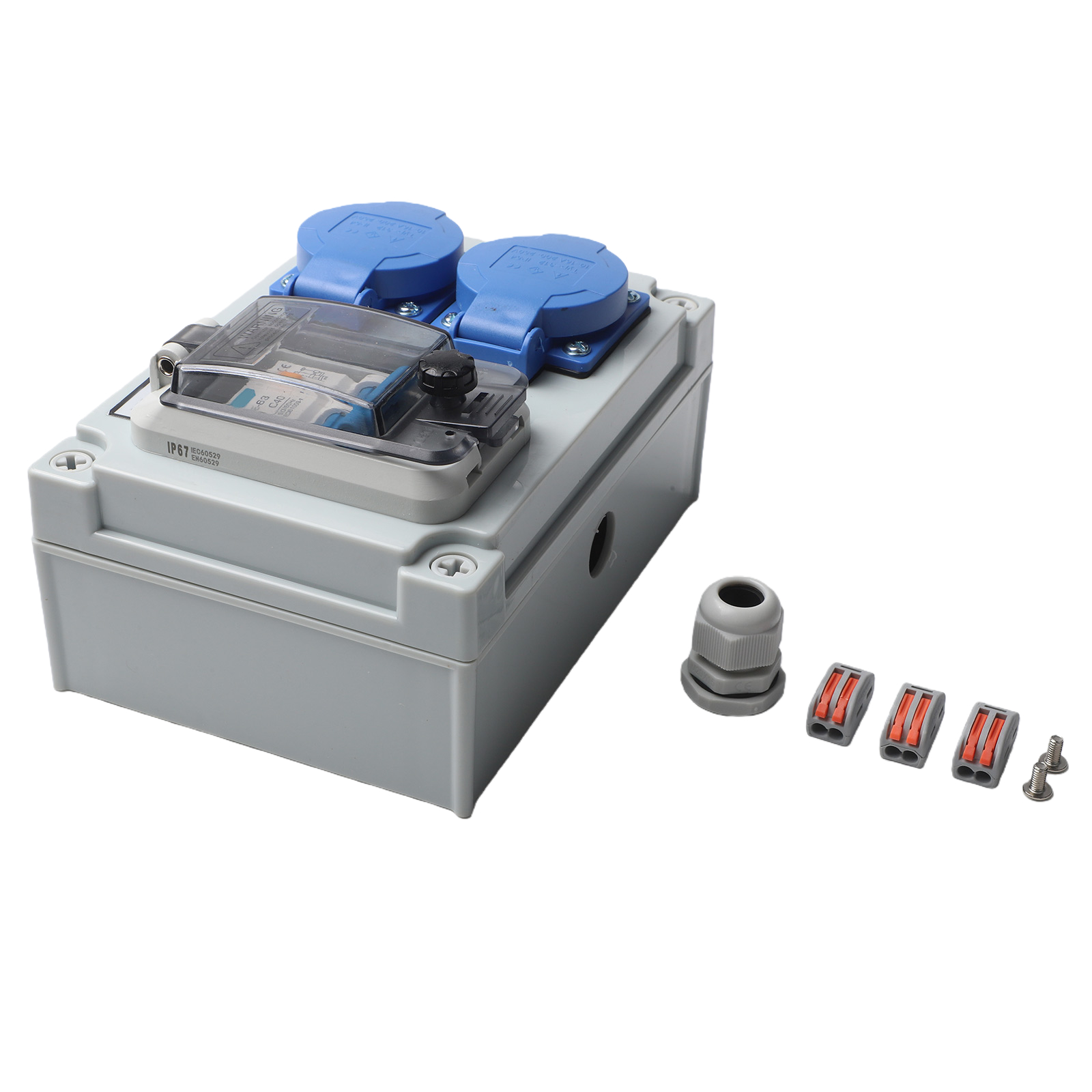 Gray Blue Wall Distributor Saf – Outdoor Power Distributors Bewertung und Preis