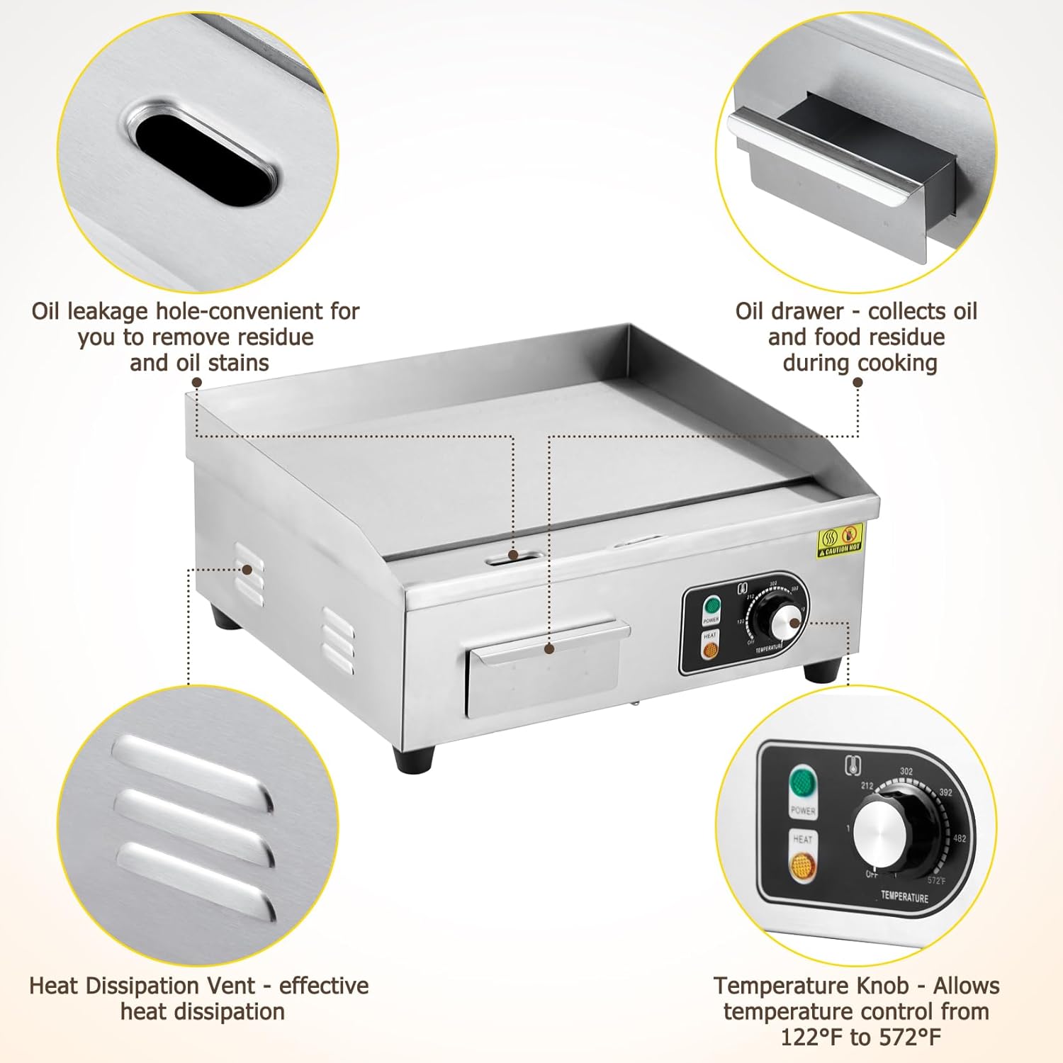 30 Inch Electric Griddle for O – Outdoor Power Grill Bewertung und Preis