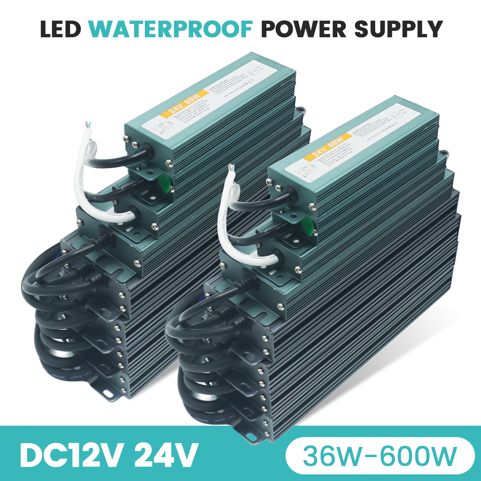 AC/DC Waterproof LED Power Sup – Outdoor Power Transformer Bewertung und Preis