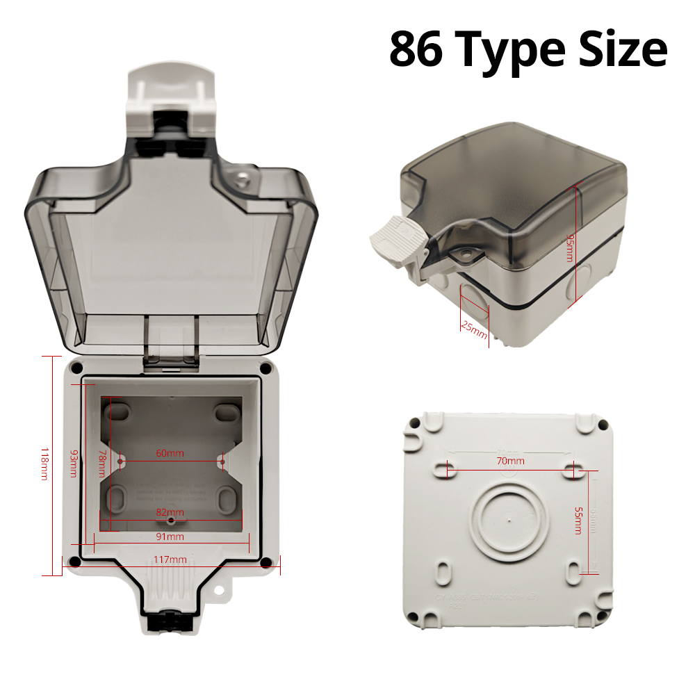 Wallpad IP66 Dustproof Waterpr – Outdoor Power Socket Bewertung und Preis