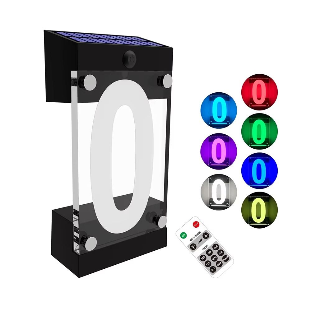 IP55 Waterproof Solar Powered  – Outdoor Power Number Bewertung und Preis