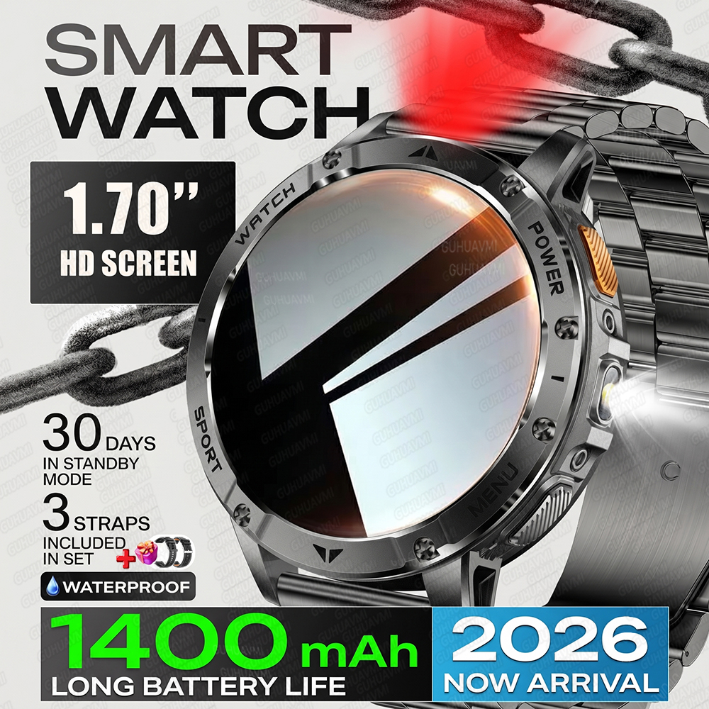 2026 Military Smart Watch Men  – Outdoor Power Meter Bewertung und Preis