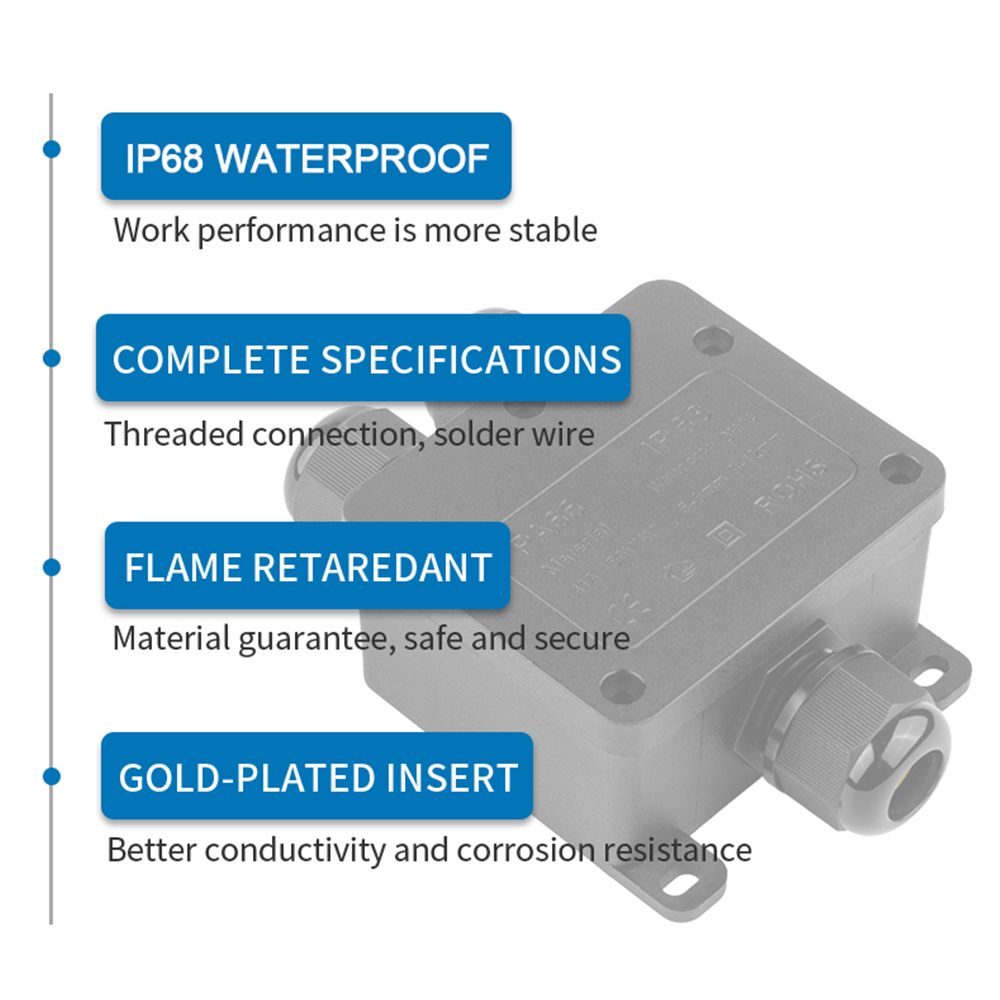 IP68 Outdoor Waterproof Juncti – Outdoor Power Distribution Box Bewertung und Preis
