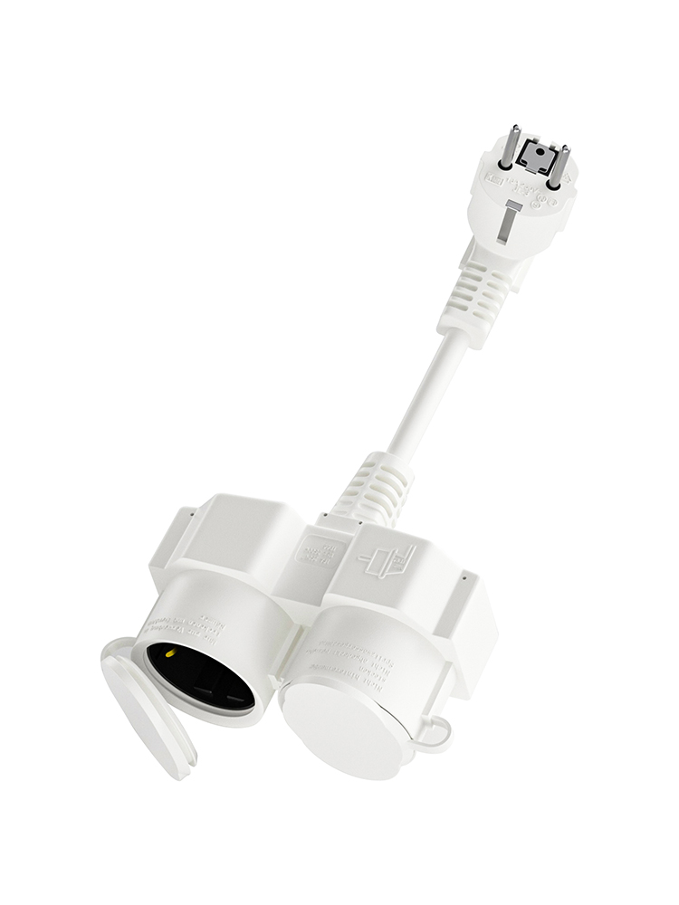 EU Extension Cable with 2 Schu – Outdoor Power Socket Cover Bewertung und Preis