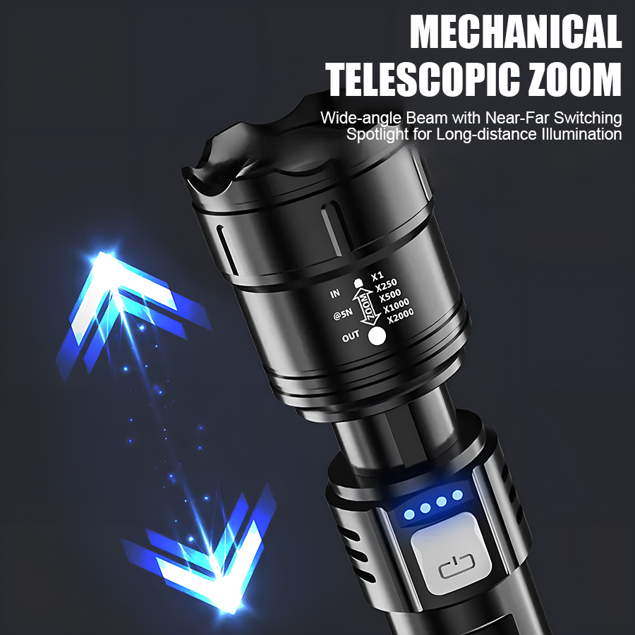 High Power P50 LED Flashlight  – Outdoor Power Lights Bewertung und Preis