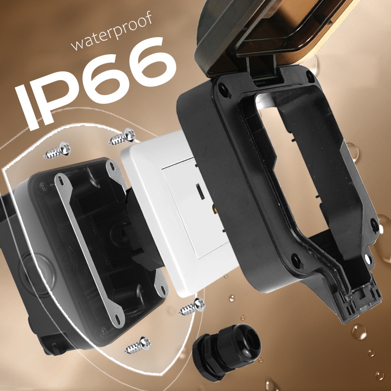 Avoir IP66 Wall Waterproof Soc – Outdoor Power Inlet Box Bewertung und Preis
