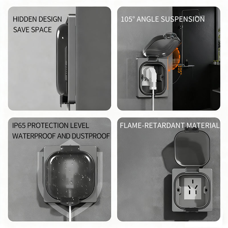 IP65 Waterproof Outdoor Socket – Outdoor Power Inlet Box Bewertung und Preis
