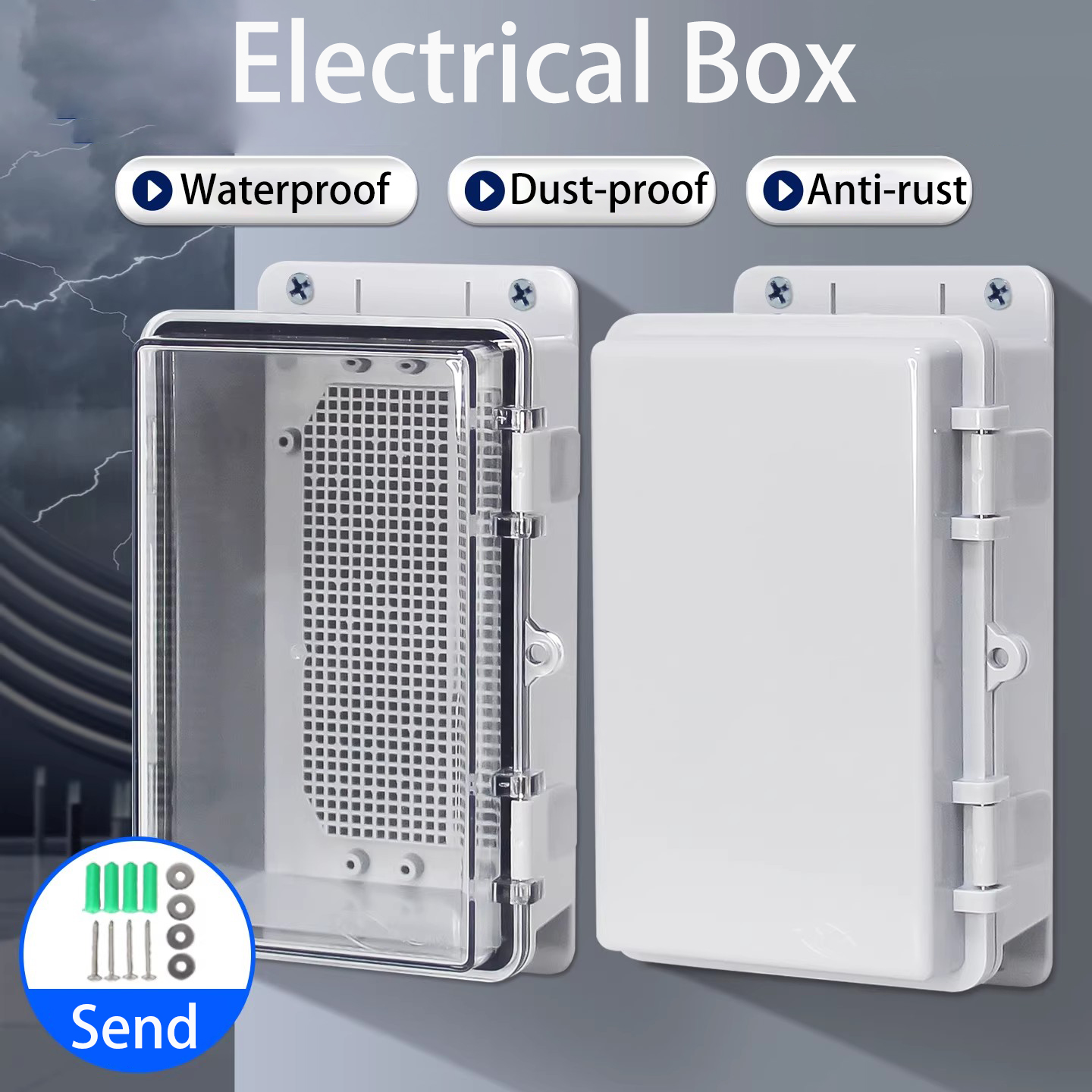 IP66 Waterproof Grey/Transpare – Outdoor Power Distribution Box Bewertung und Preis