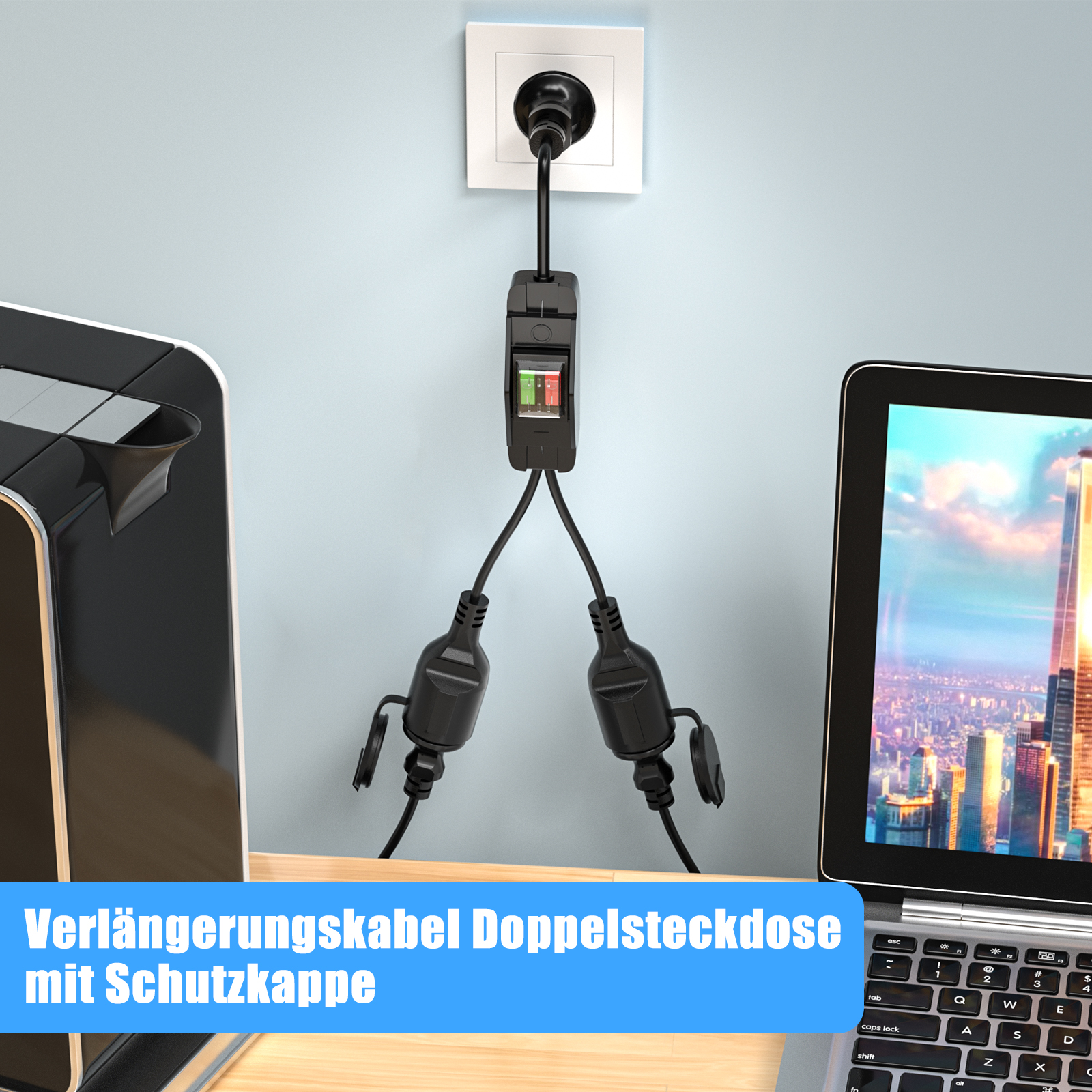 Double Plug Extension Cable 2  – Outdoor Power Inlet Box Bewertung und Preis