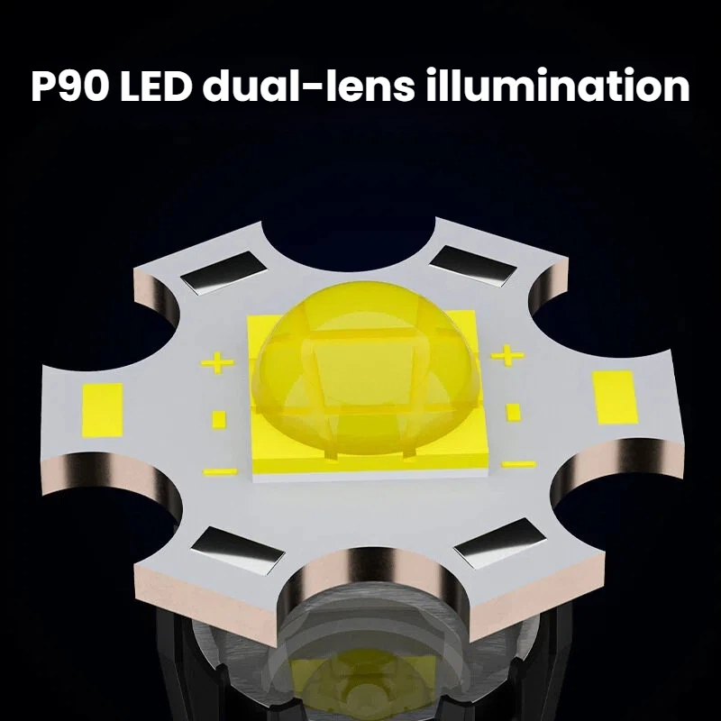 High-power P90 LED Flashlight  – Outdoor Power Meter Bewertung und Preis