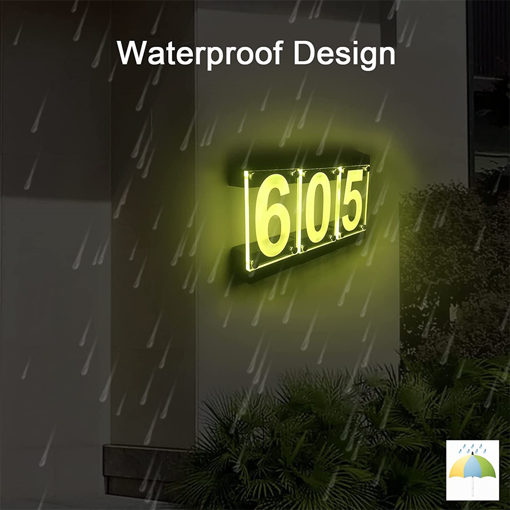 Solar Powered RGB Color House  – Outdoor Power Number Bewertung und Preis