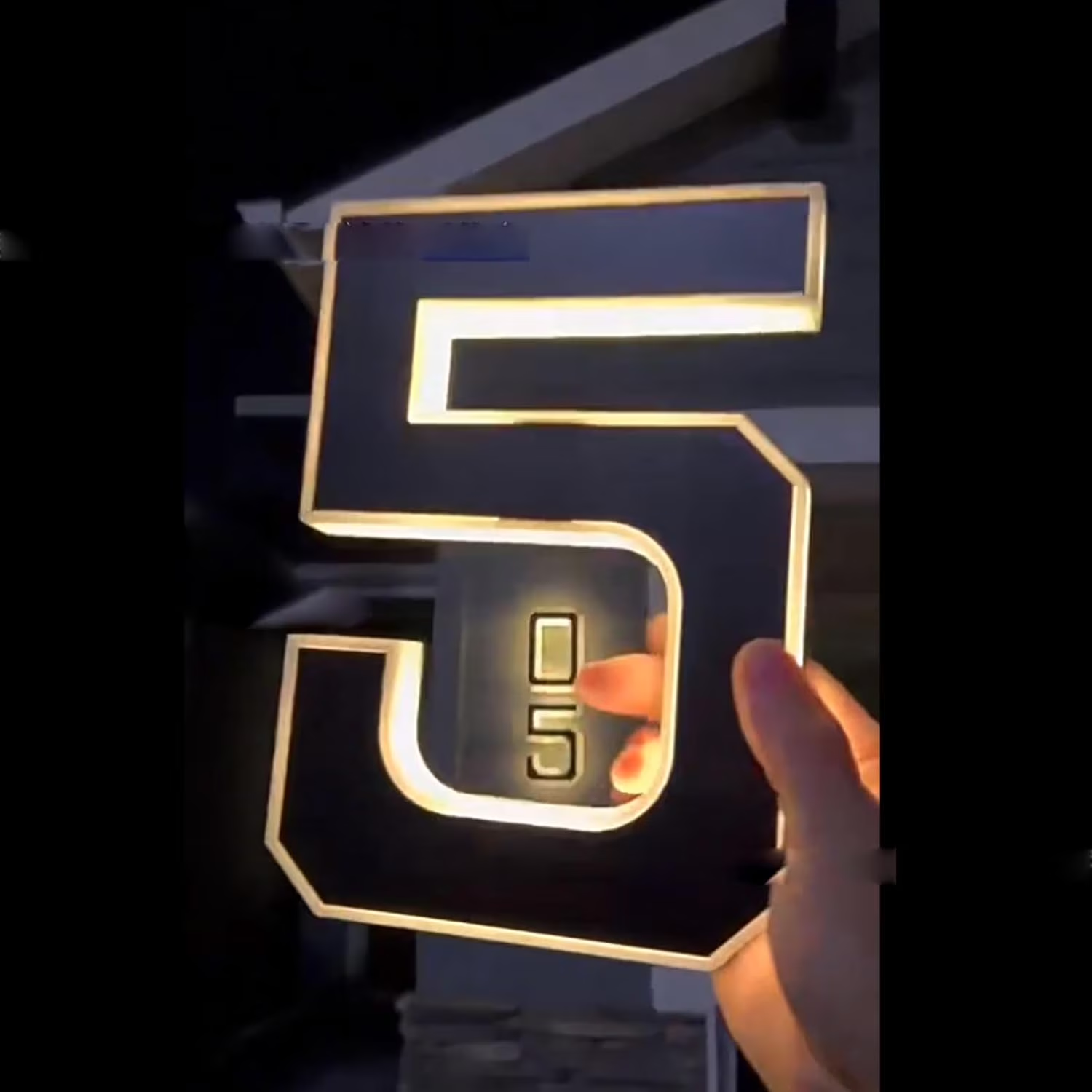 Solar LED House Number Sign Wa – Outdoor Power Number Bewertung und Preis