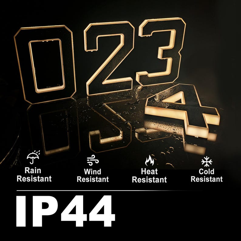 Solar LED House Number Sign Wa – Outdoor Power Number Bewertung und Preis