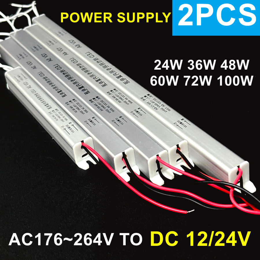 2~1PCS 12V 24V Strip Power Sup – Outdoor Power Transformer Bewertung und Preis