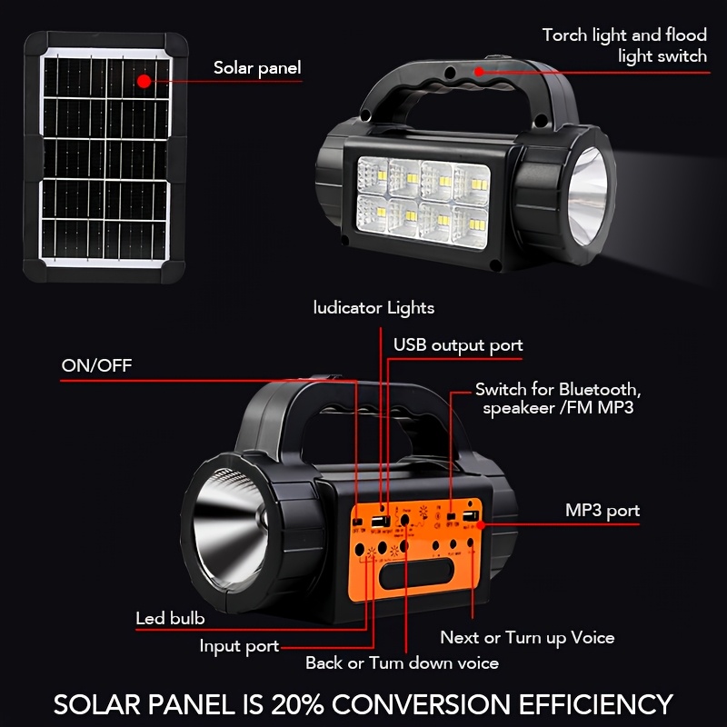 Solar Rechargeable Camping Lig – Outdoor Power Lights Bewertung und Preis
