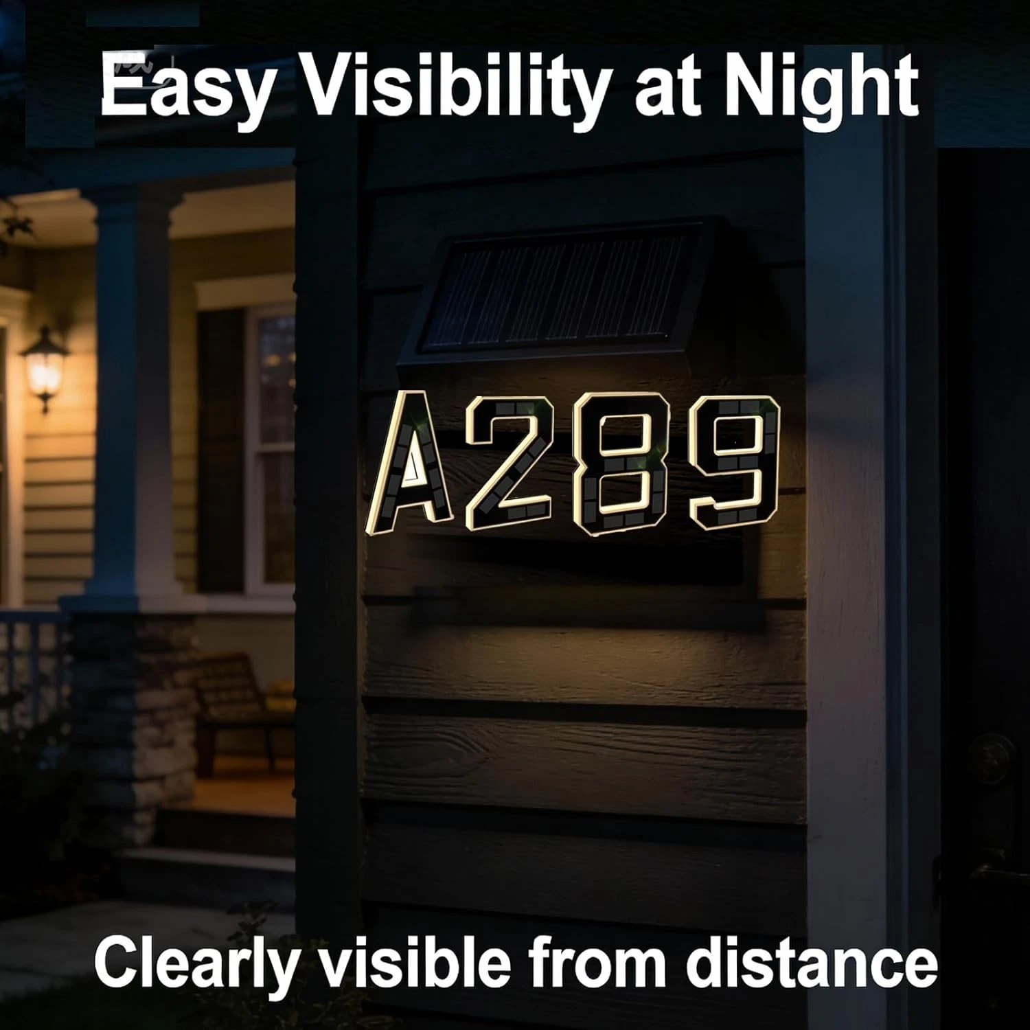 Solar Powered House Numbers Li – Outdoor Power Number Bewertung und Preis
