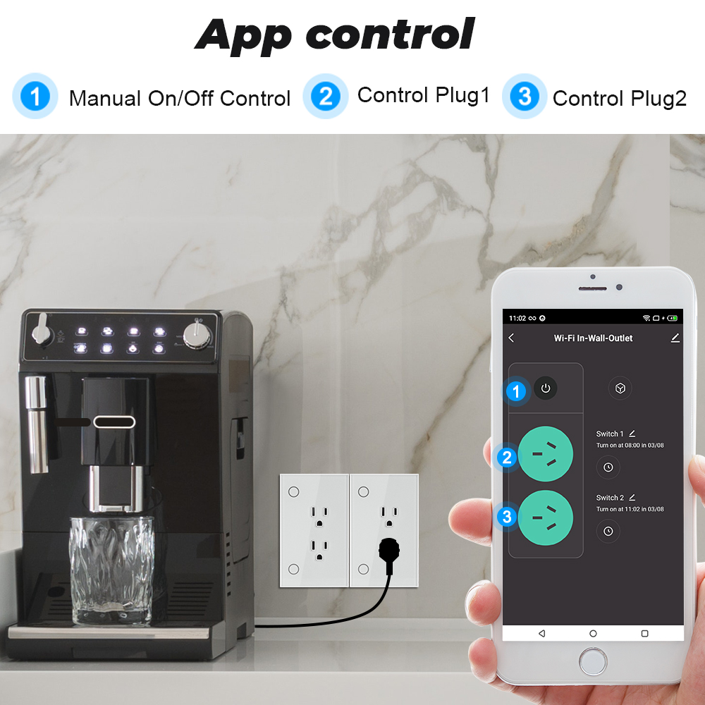16A Tuya Wifi Socket Us Plug O – Outdoor Power Socket Bewertung und Preis