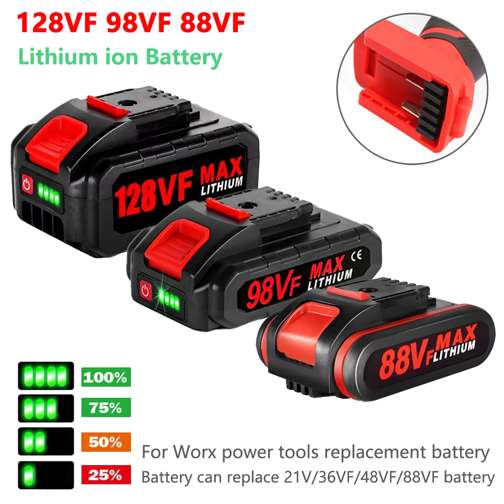 18V 21V 128VF 98VF Rechargeabl – Electric Chainsaw Battery Bewertung und Preis