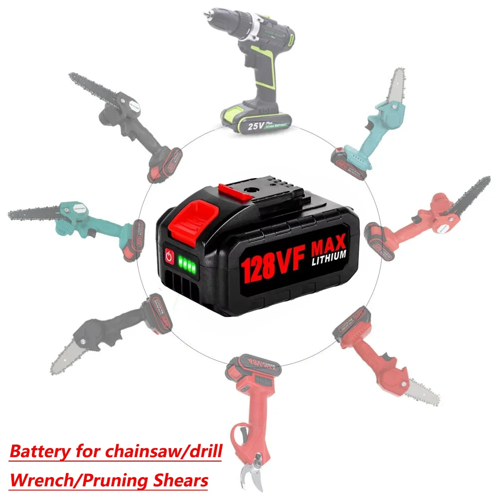 18V 21V 128VF 98VF Rechargeabl – Electric Chainsaw Battery Bewertung und Preis