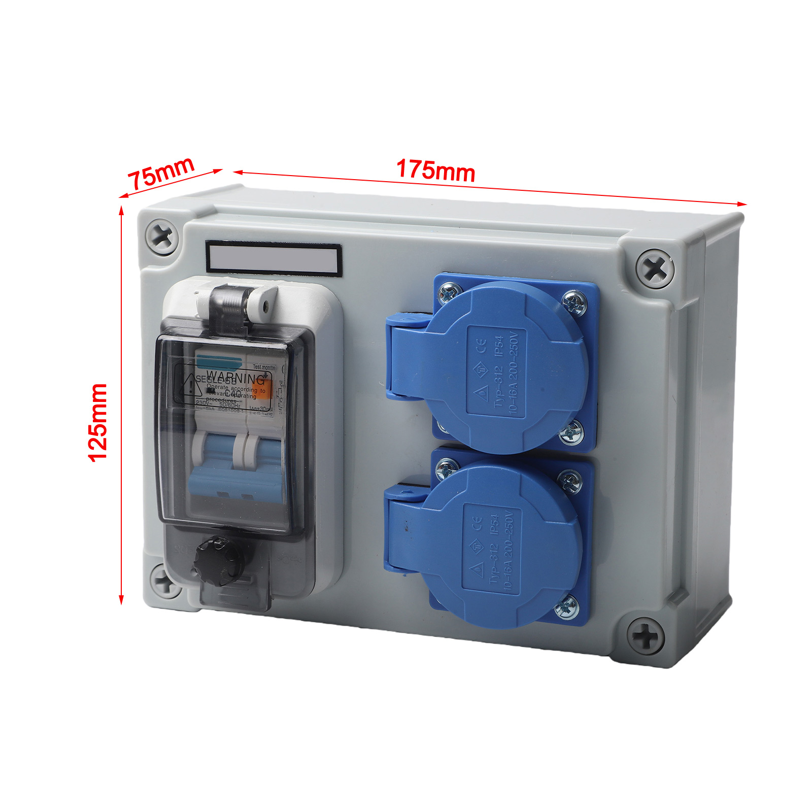 Ip54 Wall Distributor 2 Pin Co – Outdoor Power Distributors Bewertung und Preis