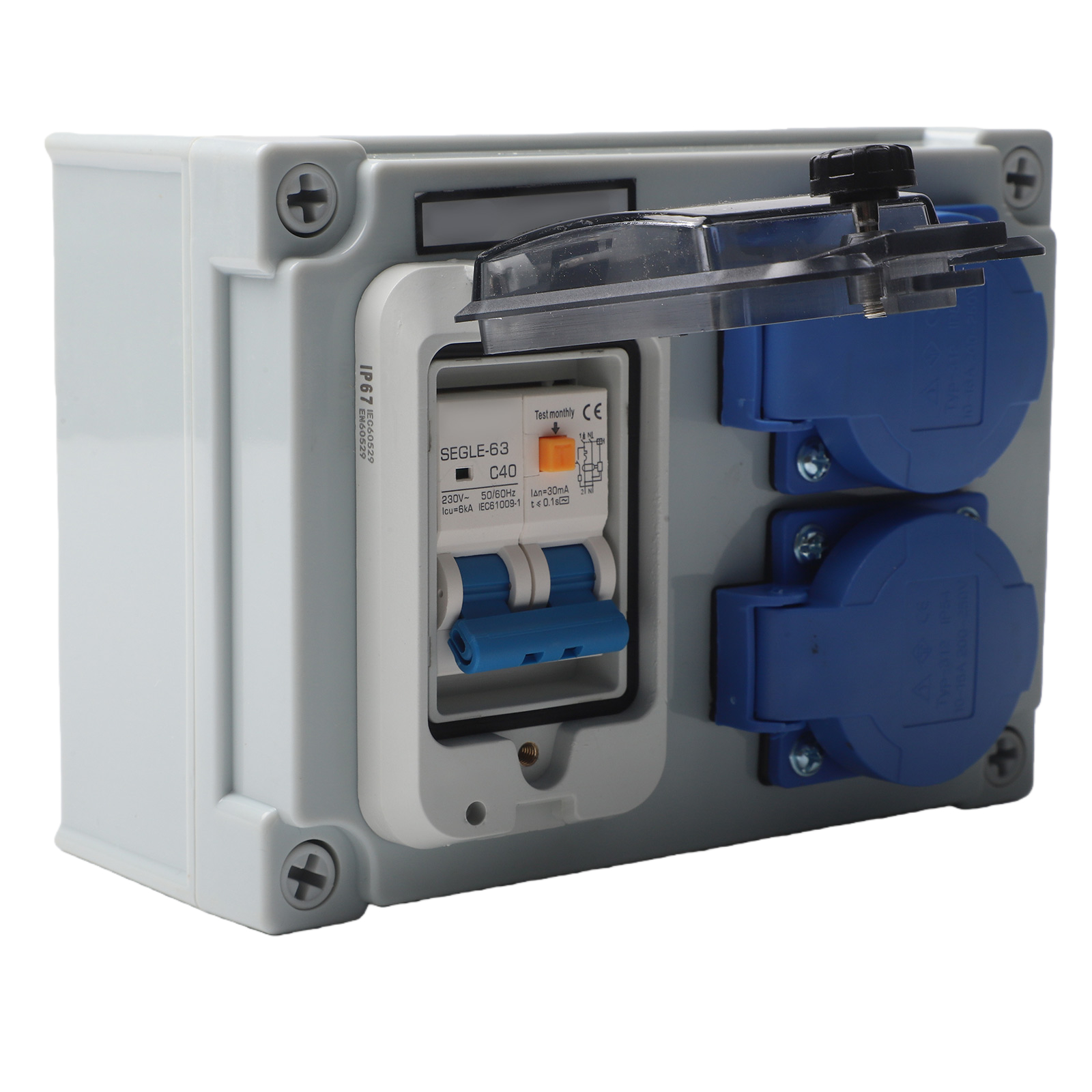Ip54 Wall Distributor 2 Pin Co – Outdoor Power Distributors Bewertung und Preis