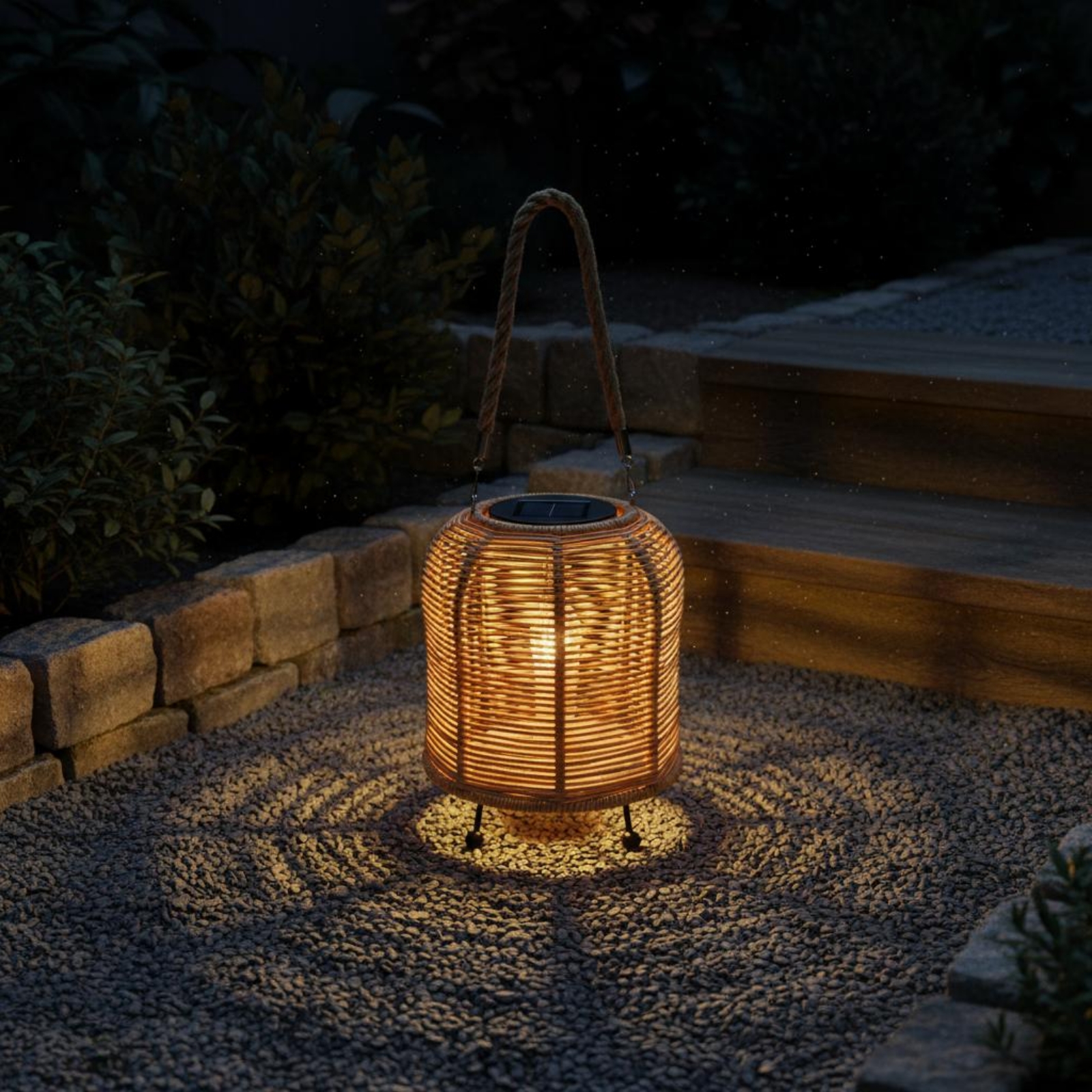 Handwoven Solar Lantern Warm L – Outdoor Power Lights Bewertung und Preis