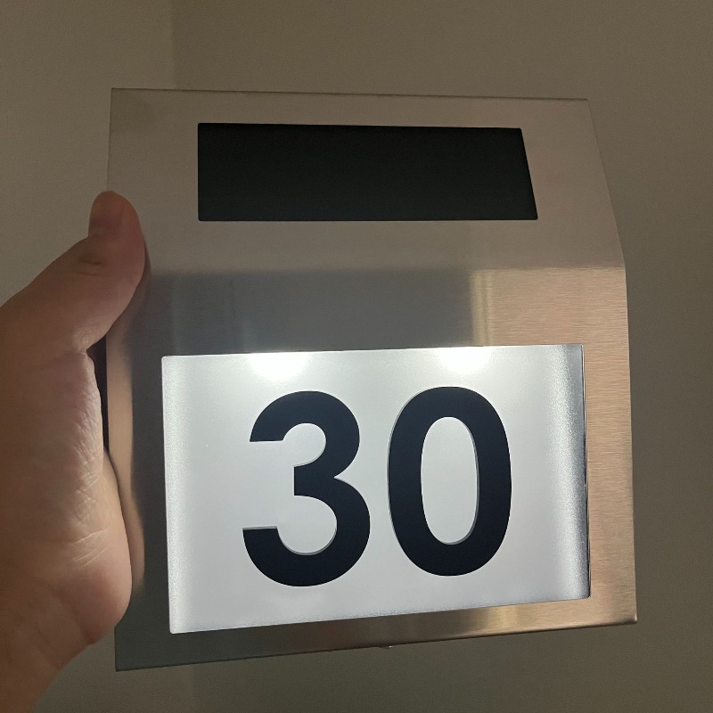 Custom Stainless Steel Light G – Outdoor Power Number Bewertung und Preis