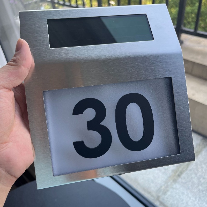 Custom Stainless Steel Light G – Outdoor Power Number Bewertung und Preis