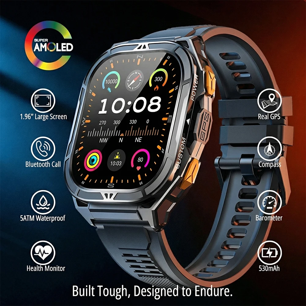 Luxury AMOLED Smartwatch Real  – Outdoor Power Meter Bewertung und Preis