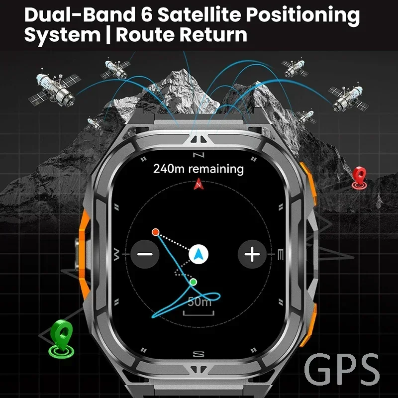 Luxury AMOLED Smartwatch Real  – Outdoor Power Meter Bewertung und Preis