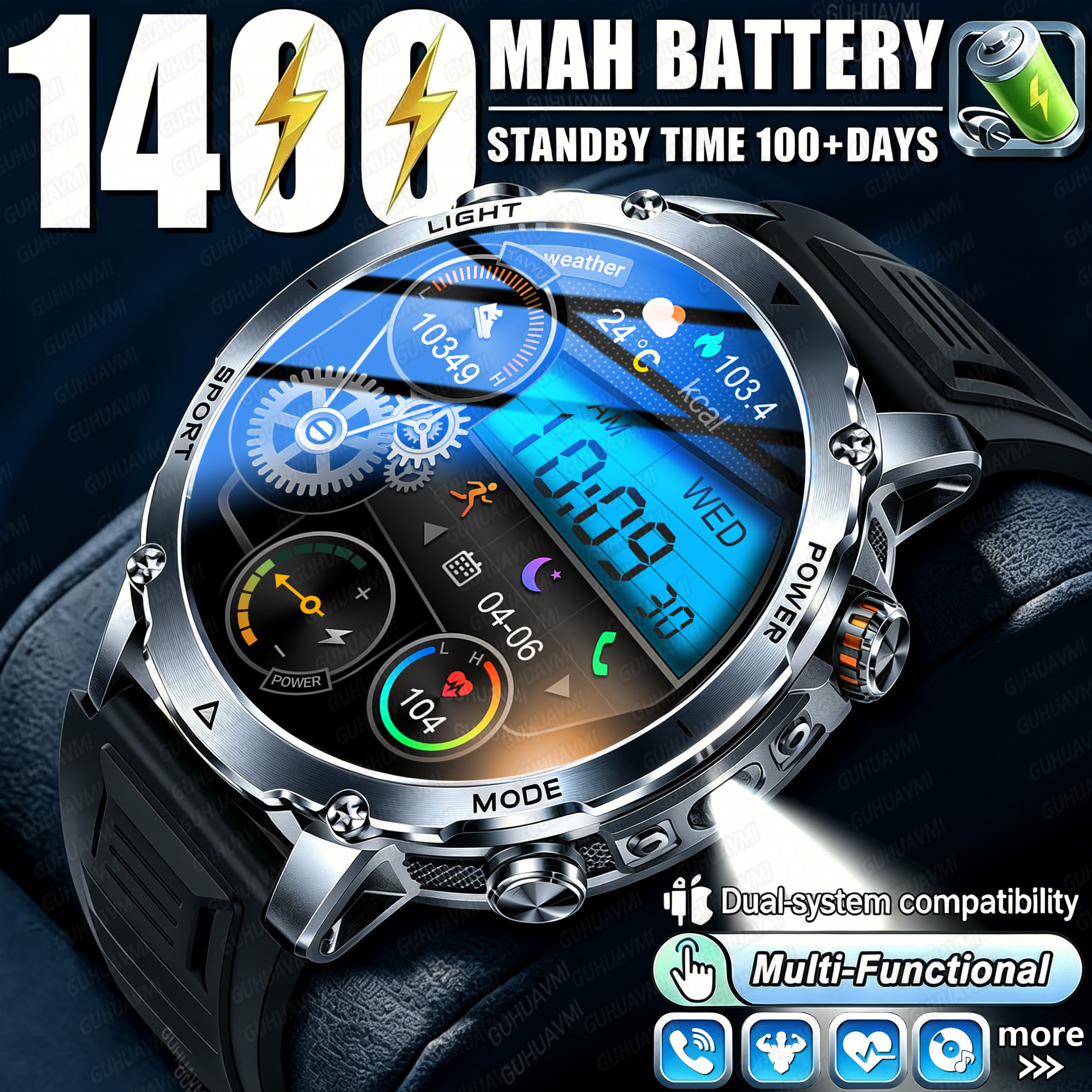 Newly Durable 1400mAh Large Ba – Outdoor Power Meter Bewertung und Preis
