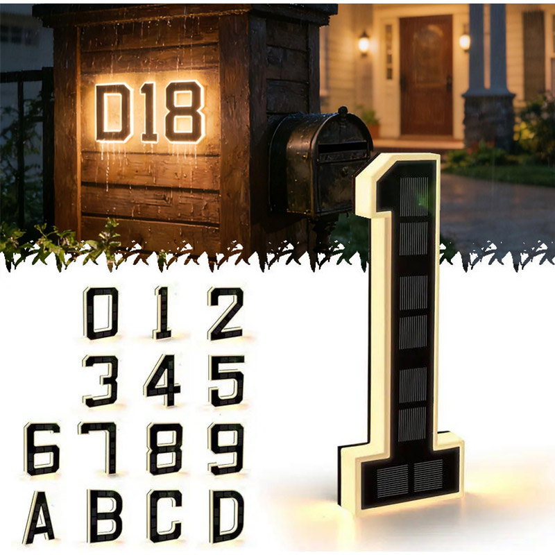 9 Inches Outdoor Solar Powered – Outdoor Power Number Bewertung und Preis