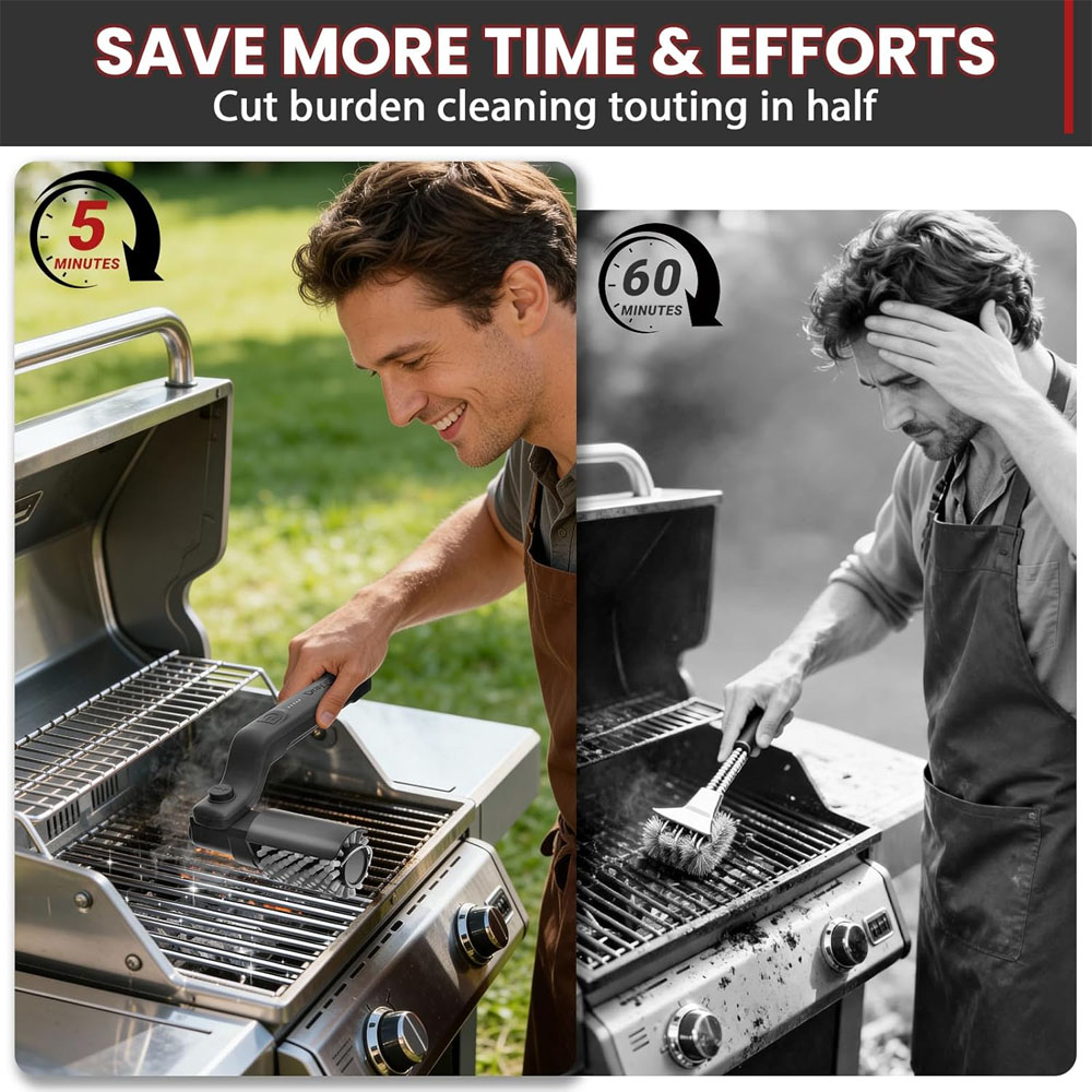 Electric Grill Brush Rechargea – Outdoor Power Grill Bewertung und Preis