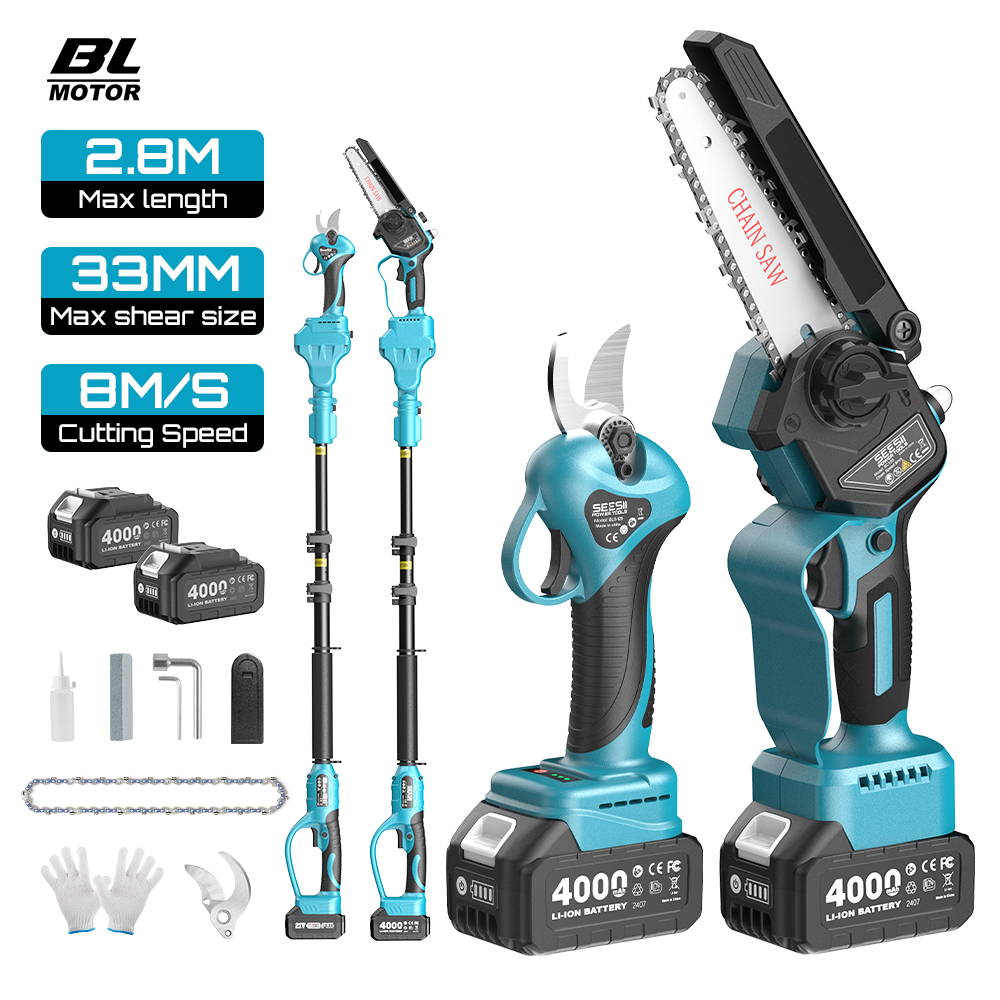 Seesii 3-in-1 Brushless Telesc – Electric Chainsaw Battery Bewertung und Preis