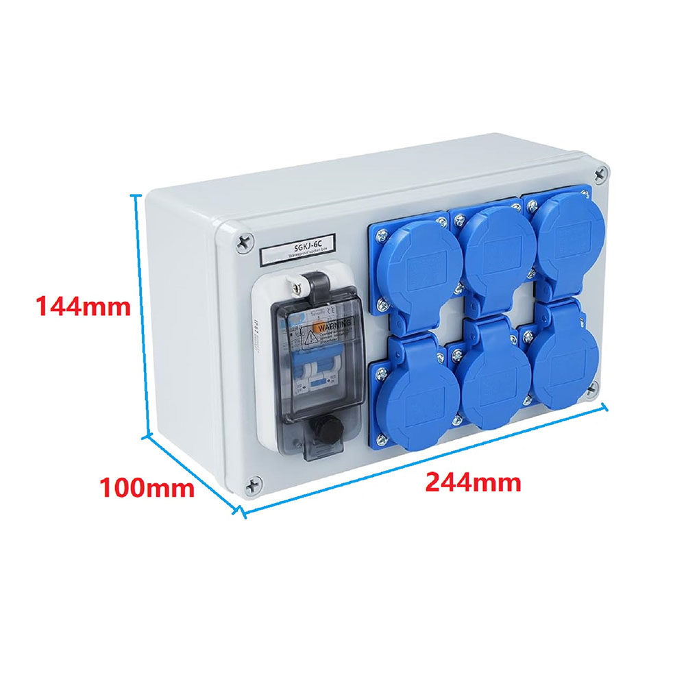 1PC IP54 Wall Mounted 6-Pin Po – Outdoor Power Distributors Bewertung und Preis