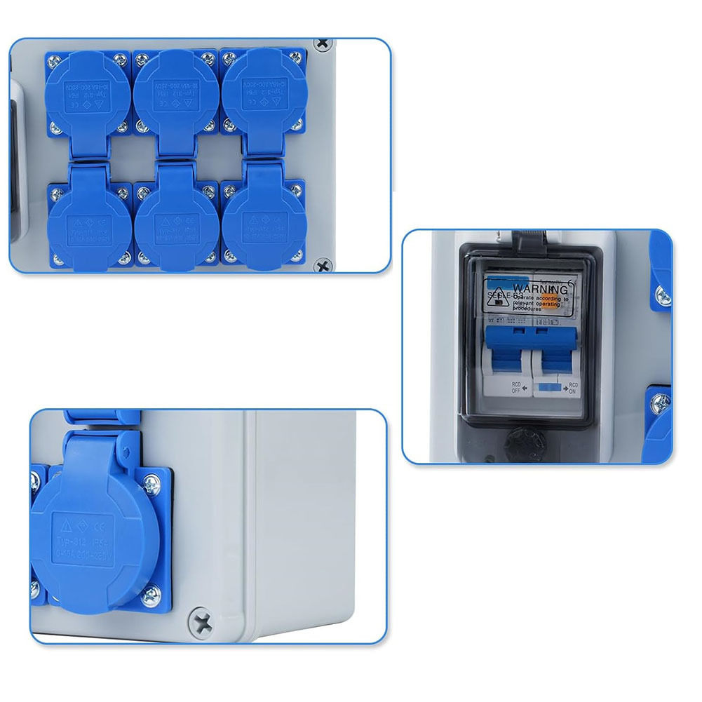 1PC IP54 Wall Mounted 6-Pin Po – Outdoor Power Distributors Bewertung und Preis