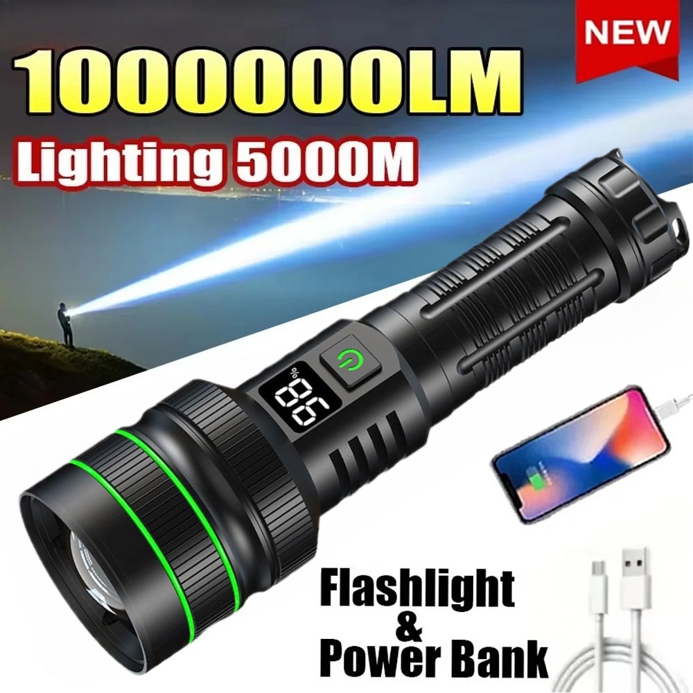 Powerful LED Flashlight Zoomab – Outdoor Power Meter Bewertung und Preis