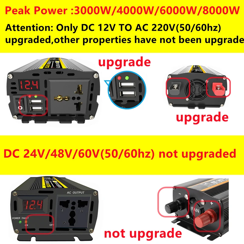 6000W DC12/24V to AC 220V Pure – Outdoor Power Transformer Bewertung und Preis