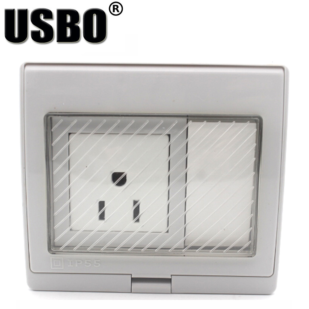 White IP55 outdoor Anti-UV wal – Outdoor Power Inlet Box Bewertung und Preis