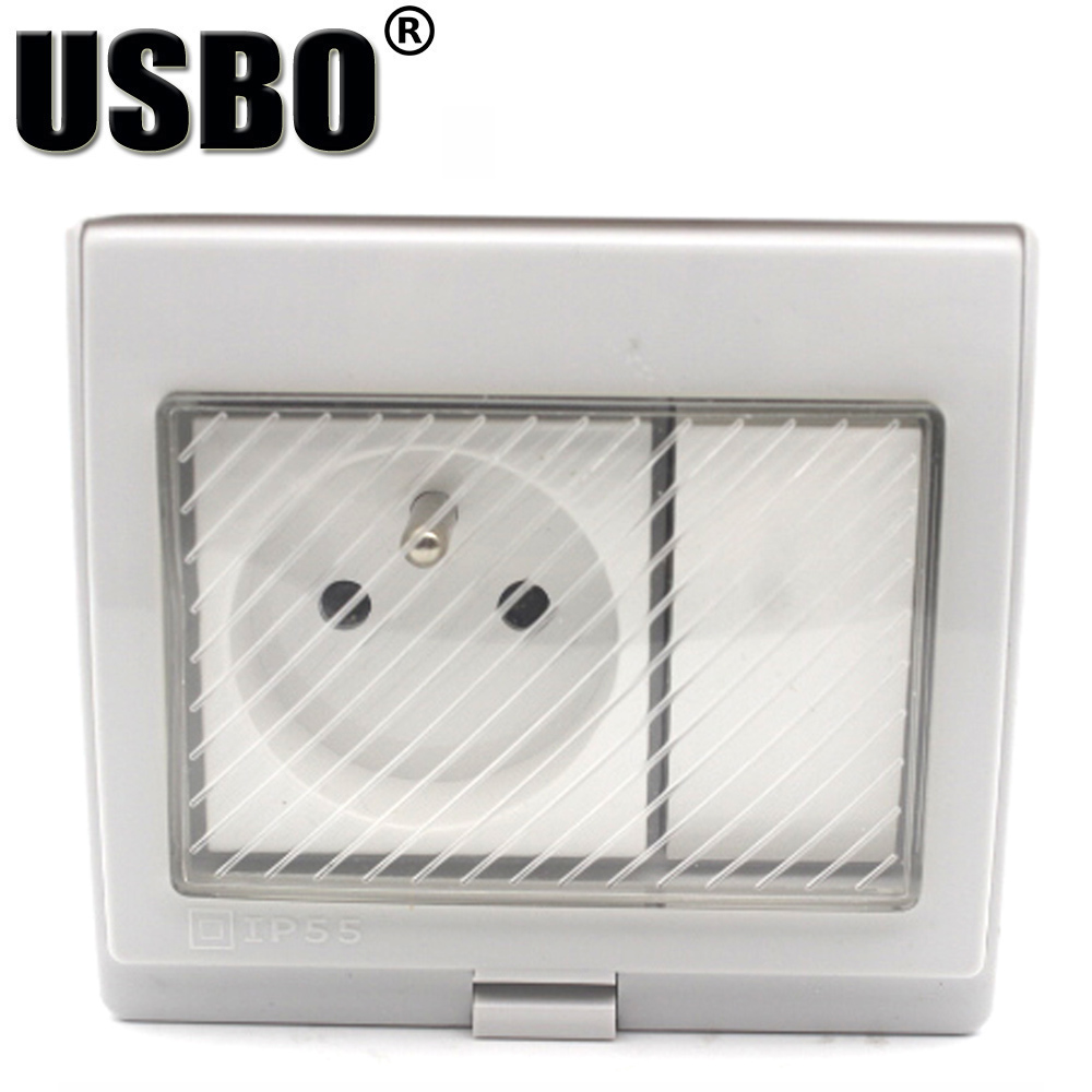 White IP55 outdoor Anti-UV wal – Outdoor Power Inlet Box Bewertung und Preis